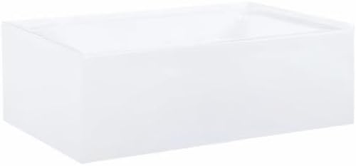 Swiss Madison Well Made Forever SM-AB541 Voltaire Alcove Tub with Armrest 60" x 30" in Glossy White