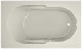 Jacuzzi SIGNATURE Acrylic Drop-In Bathtub, Soaking Sanctuary, Slip Resistant, Right Drain Placement, 60" (L) x 36" (W), Rectangle, 3-Tile Flange, Oyster