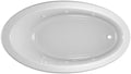 Jacuzzi SIGNATURE Acrylic Drop-In Bathtub, Heated Jet Massage Tub, Slip Resistant, Right Drain Placement, 66" (L) x 38" (W), Oval, White