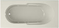 Jacuzzi SIGNATURE Acrylic Drop-In Bathtub, Jet Massage Tub, Slip Resistant, Left Drain Placement, 72" (L) x 36" (W), Rectangle, Oyster