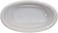 Jacuzzi SIGNATURE Acrylic Drop-In Bathtub, Soaking Sanctuary, Slip Resistant, Universal Drain Placement, 72" (L) x 42" (W), Oval, White