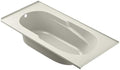 Jacuzzi SIGNATURE Acrylic Drop-In Bathtub, Soaking Sanctuary, Slip Resistant, Left Drain Placement, 72" (L) x 36" (W), Rectangle, 3-Tile Flange, Oyster