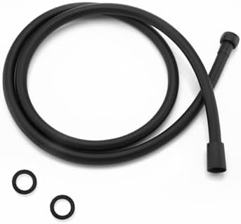 69 Inches Long Shower Hose Rv Shower Hose Extra Long Explosion Proof Anti Winding PVC Showerhead Hoses For Cleaning Pet Black Extension Hoses Flexible Hand Held Showerhose Replacement