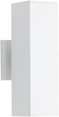 Cerdeco Aluminum Modern Outdoor Wall Light, Exterior Outdoor Wall Sconce Up Down Light Fixtures Matte White [UL/ETL Listed]