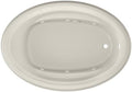 Jacuzzi SIGNATURE Acrylic Drop-In Bathtub, Jet Massage Tub, Slip Resistant, Right Drain Placement, 59" (L) x 41" (W), Oval, Oyster