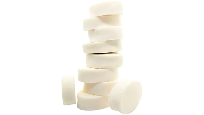 All Natural Creamy Coconut Soap Bar - Handmade in California- 3.5 oz (Pack of 10)