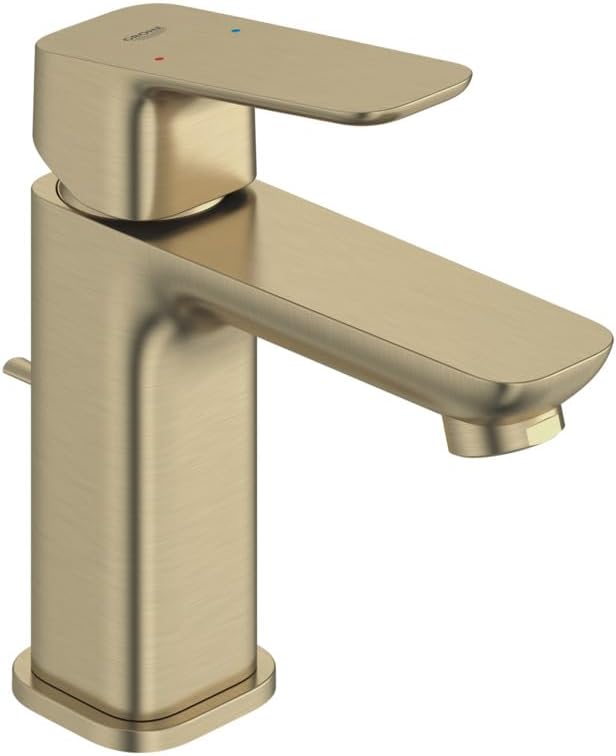 Grohe 101898EN00 Cubeo Single Hole Single Handle S-Size Bathroom Faucet, 1.2 GPM, Brushed Nickel
