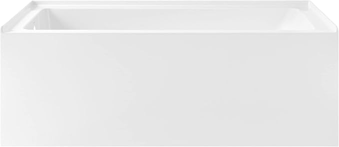 Voltaire 60" X 32" Left-Hand Drain Alcove Bathtub with Apron
