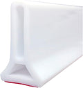 39Inch Collapsible Shower Threshold Water Dam 2" High Shower Barrier Water Stopper 2" Tall Shower Water Guard To Keep Water In Shower Dry And Wet Separation Bathroom Wheelchair Accessible