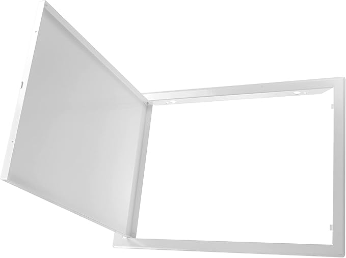 Vent Systems 16" x 12" Inch White Galvanized Steel Access Panel – Durable Access Door for Drywall, Wall or Ceiling – Easy Service Panel for Plumbing, Electrical, HVAC, and Maintenance Openings