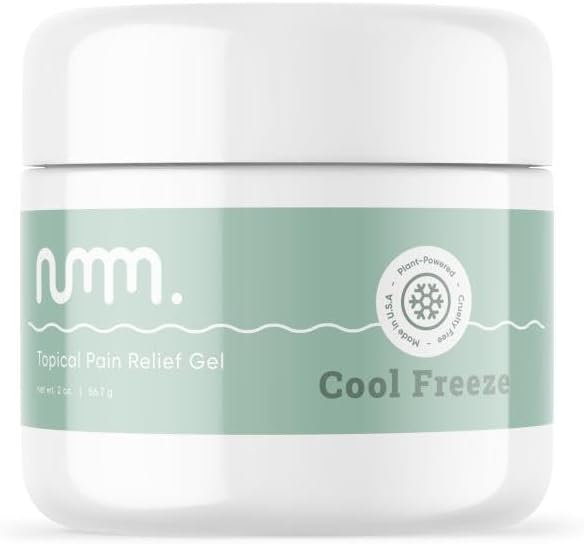 numm. Instant Pain Relief Gel, Cool Freeze, 6% Menthol, Citrus Mint Scent (2 Ounce (Pack of 1))