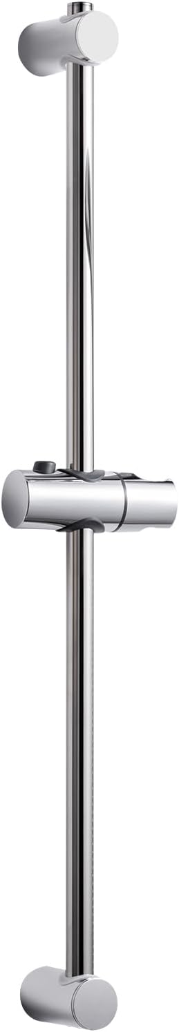 OFFO Shower Slide Bar, 21 in Slide Bar with Adjustable Handheld Shower Head Holder for Bathroom Wall Mounted, Chrome Finish