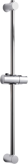 OFFO Shower Slide Bar, 21 in Slide Bar with Adjustable Handheld Shower Head Holder for Bathroom Wall Mounted, Chrome Finish
