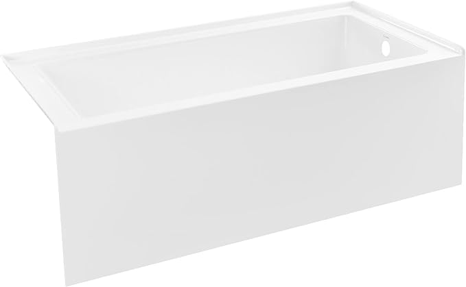 Voltaire 60" X 32" Right-Hand Drain Alcove Bathtub with Apron