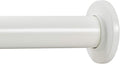 Ivilon Tension Curtain Rod - Spring Tension Rod for Windows or Shower, 24 to 36 Inch. Ivory
