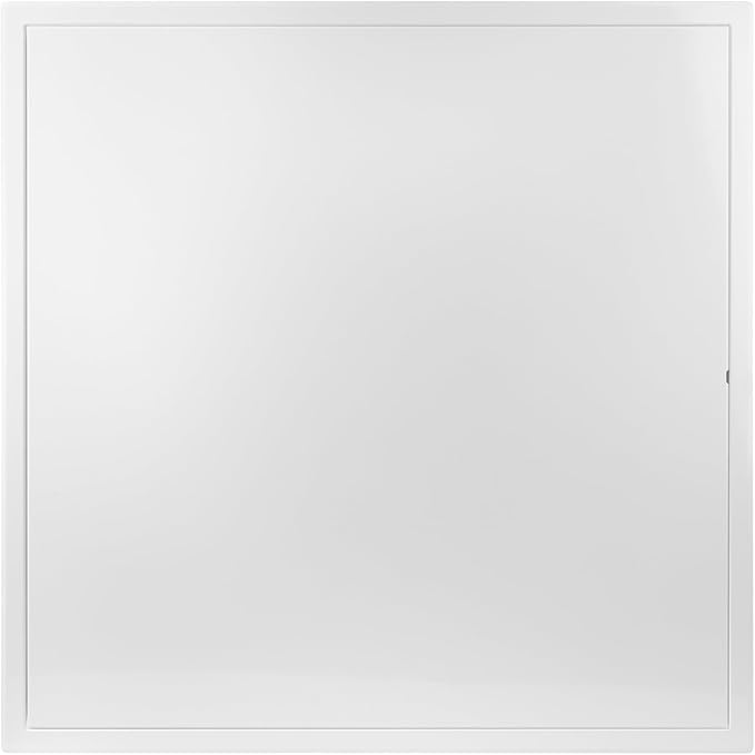 Vent Systems 24'' x 24'' Inch White Metal Access Panel with Click Function - Easy Access Doors - Access Panel for Drywall Wall Ceiling - Electrical Plumbing Service Door - Crawl Space Doors