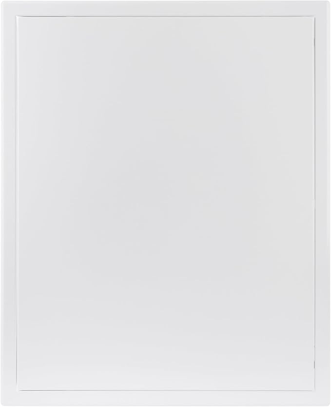 Vent Systems 16'' x 20'' Inch White Stainless Steel Access Panel - Easy Access Doors - Access Panel for Drywall, Wall, Electrical and Plumbing Service Door