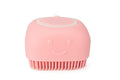 Dog Bath Brush with Shampoo Dispenser – Silicone Pet Grooming Scrubber for Dogs & Cats, Deep Clean + Massage, Easy-Grip Rubber Handle – Pet Shower Tool for Long & Short Hair