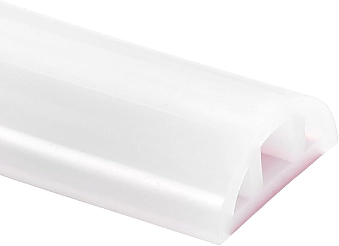 uxcell Shower Water Barrier, 39" Silicone Splash Guard Shower Water Stopper Retention System for Bathtub Sink Washing Machine Dry and Wet Separation, 1.18"W x 0.47"H, Clear