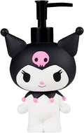 Sanrio Kuromi Soap/Lotion/Hand Sanitizer Resin Pump Dispenser, 13 Ounces, (Officially Licensed Product) by Franco Collectibles