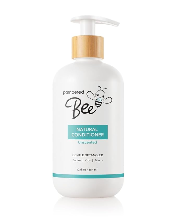 Shampoo & Body Wash + Conditioner Combo Set (Unscented) All Natural Formula for Newborns, Toddlers and Kids, 12 fl oz Each 12 Fl oz Each