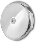 Single Hole Bathtub Drain Overflow Plate with One Matching Screws, Easy to Install, Plated Chrome