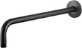 OFFO Shower Arm with Flange, 16 in Oil Rubbed Bronze Wall Mount Replacement Angle Shower Head Arm Wall-Mounted For Fixed Shower Head & Handheld Showerhead