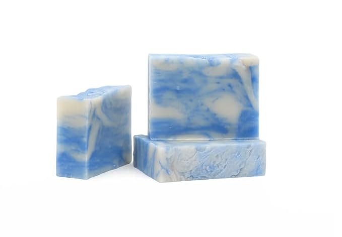 3 Pk Clean Cotton Organic Soap Bars, Handmade in USA, Natural & Cruelty Free (3 Pack, Clean Cotton)