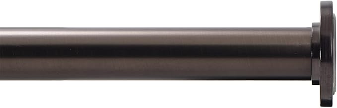 Ivilon Tension Curtain Rod - Spring Tension Rod for Windows or Shower, 24 to 36 Inch. Oil Rubbed Bronze ORB