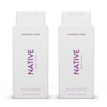 Native Body Wash Contains Naturally Derived Ingredients | For Women & Men, Sulfate, Paraben, & Dye Free Leaving Skin Soft and Hydrated | Lavender & Rose 18 oz - 2 Pk