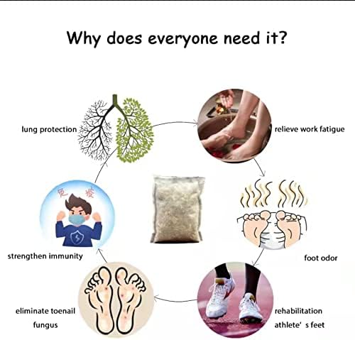30 Bags Herb Foot Spa Soak, Chinese Herbal Foot Bath Packets for Foot Reflexology Boost Immunity Strengthen Lung Power, 12 Kinds of Herbs, 31 OZ 900g