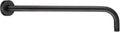 BRIGHT SHOWERS 16-Inch Shower Head Extension Arm with Flange, L Shaped Shower Extender, Extra-Long Stainless Steel Shower Pipe, Oil-Rubbed Bronze