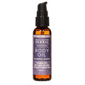 Ora's Amazing Herbal Moisturizing Lavender Body Oil for Women and Men, Nourishing Oil for Dry Skin, Relaxation, Massage Oil, Blissful Earth Scent, 2 oz, Travel Size with Pump