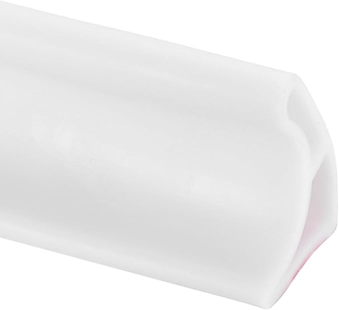 uxcell Shower Water Barrier, 78" TPE Splash Guard Shower Water Stopper Retention System for Bathtub Sink Washing Machine Dry and Wet Separation, 1.18"W x 1.77"H, White