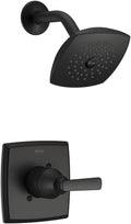 Delta Ashlyn 14 Series Shower Faucet Set, Matte Black Shower Head and Handle Set, Valve Trim Kit, Matte Black T14264-BL (Valve Not Included)