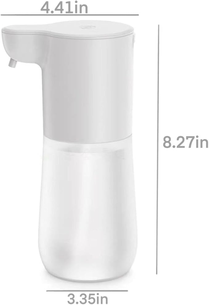 Automatic Soap Dispenser,Touchless Automatic Foaming Soap Dispenser 600ml USB Rechargeable Dispenser，Soap Dispenser Set for Bathroom,Kitchen,Shower…