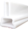 59Inch Collapsible Threshold Water Dam 1.5" high Walkin Shower Guard To Keep Water In Shower Stall Water Barrier Silicone For Dry And Wet Bathroom Kitchen Wheelchair Accessible