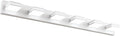 SineRise LED Modern Bathroom Vanity Light Fixtures (6-Light, 48-Inch, Dimmable), Matte White Modern Acrylic Bathroom Wall Lighting Fixtures Over Mirror (Cool White 6000K)