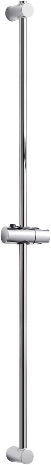 OFFO Shower Slide Bar, 40 in Slide Bar with Adjustable Handheld Shower Head Holder for Bathroom Wall Mounted, Chrome Finish