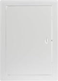 8 x 12 Inch White Access Panel – Metal Rectangular Wall & Ceiling Access Door for Plumbing Electrical HVAC – Easy Install Indoor Panel for Drywall, Home Improvement and Maintenance