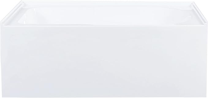 Swiss Madison Well Made Forever SM-AB549 Voltaire Alcove Tub 54" x 30" with Armrest in Glossy White