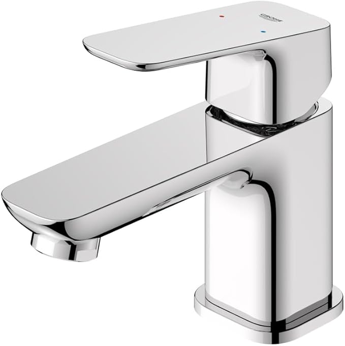 Grohe 1018970000 Cubeo Single Hole Single Handle XS-Size Bathroom Faucet, 1.2 GPM, Starlight Chrome