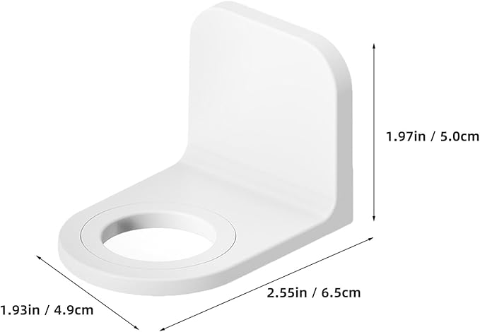 Self Adhesive Shower Gel Bottle Rack Hook Wall Mounted Shampoo and Conditioner Holder Liquid Soap Shower Holder for Bathroom Organization ()