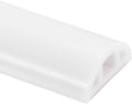 uxcell Shower Water Barrier, 67" Silicone Splash Guard Shower Water Stopper Retention System for Bathtub Sink Washing Machine Dry and Wet Separation, 1.18"W x 0.47"H, White