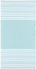 Maisonette Turkish Beach & Bath Towels - 2 Pack (36"x71"), Quick-Dry Cotton Peshtemal for Bath, Beach, Travel, Absorbent, Lightweight, Bathroom, Hammam, and Spa Towels with Eyelash Fringe, Green