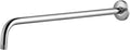 OFFO Shower Arm with Flange, 24 in Wall Mount Replacement Angle Shower Head Arm Wall-Mounted For Fixed Shower Head & Handheld Showerhead, Chrome