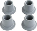 Shower Chair Tips Replacement Heavy Duty 4 Pack, Gray, 1 1/8’’ Rubber Tips for Bath Chair, Shower Stool and Tub Transfer Bench, Non Slip Leg Tips Rubber Feet