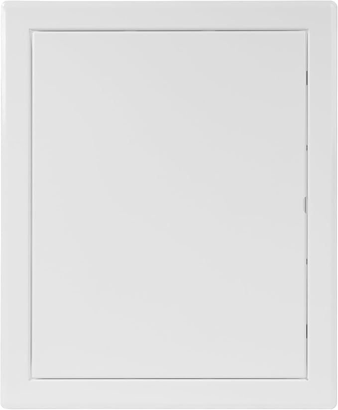 Vent Systems 8'' x 10'' Inch White Metal Access Panel - Easy Access Doors - Access Panel for Drywall, Wall, Electrical and Plumbing Service Door