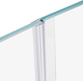78" Shower Door Side Seal Strip for 1/2" Frameless Glass Shower Door Clear Polycarbonate