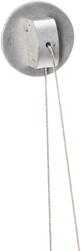 Spancraft Glass CR-8x42-Brushed Steel Crane Glass Shelf, Brushed Steel, 8" x 42"